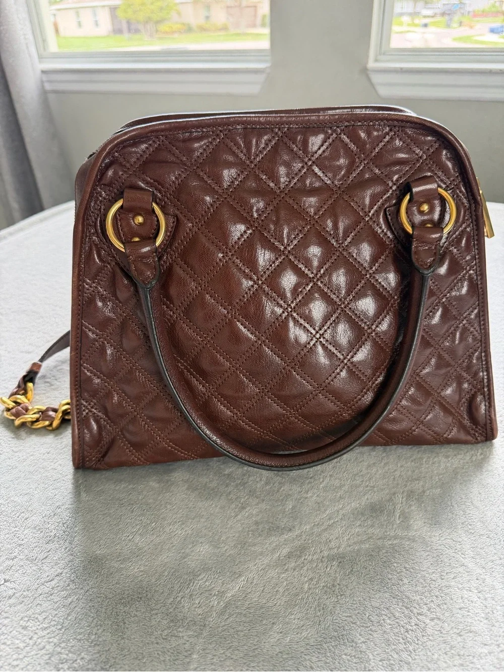 Marc Jacobs structured quilted